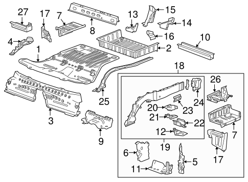 ATS REAR FLOOR & RAILS