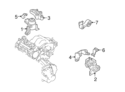 6 ENGINE & TRANS MOUNTING