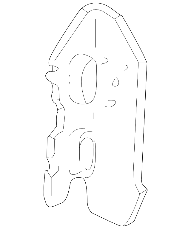 F1TZ7841040A Деталь INNER PILLAR, RIGHT