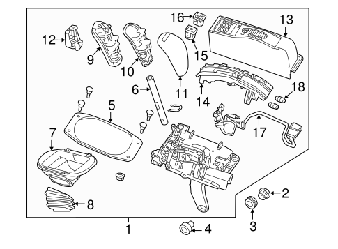 Caprice CENTER CONSOLE 4