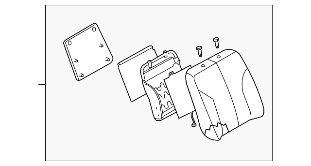 87600-ZK43B SEAT BACK ASSY