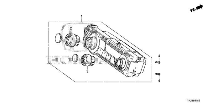 CIVIC HYBRID AUTO AIR CONDITIONER CONTROL (2)