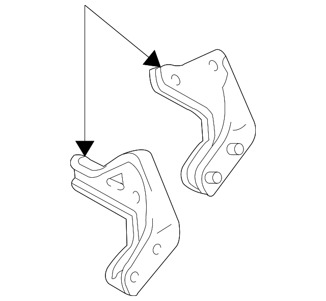 YL8Z-3K305-BA Деталь MOUNT BRACKET