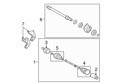 Escape DRIVE AXLES