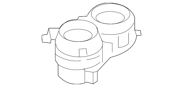 FT4Z-5813562-AJ Деталь CUP HOLDER, LEFT
