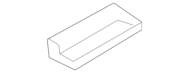 FT4Z-58046B76-AA Деталь REAR PANEL TRIM MAT