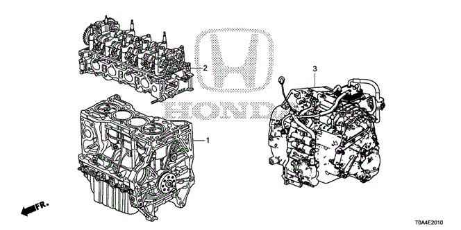 CR-V ENGINE ASSY. - TRANSMISSION ASSY. (-'14)