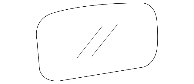 87603-3E600 Деталь MIRROR GLASS, LEFT