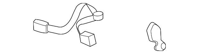 89830-4D550-CS Деталь BUCKLE, LEFT