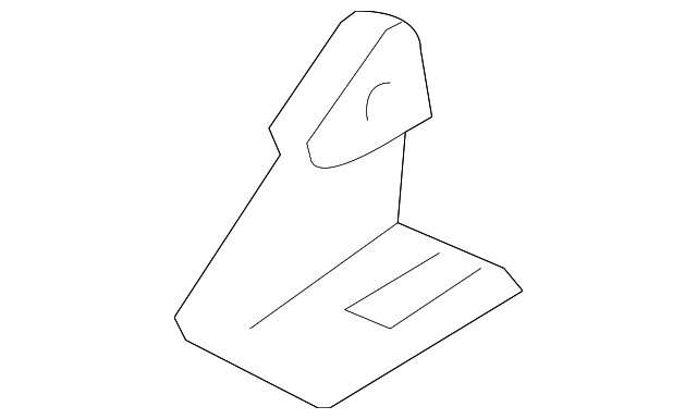 MR140231 Деталь SEAT BACK ASSY HINGE, LEFT