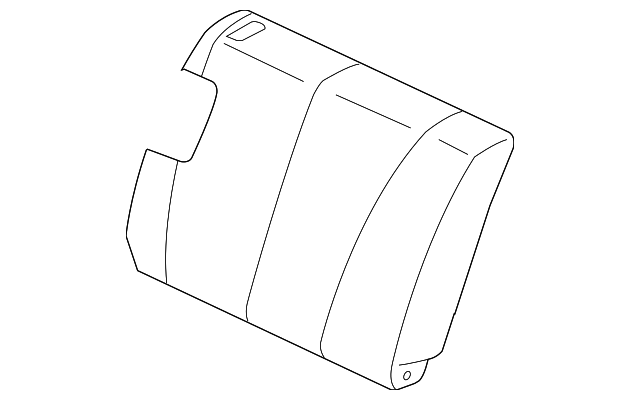 MN177456HA Деталь SEAT BACK COVER, RIGHT