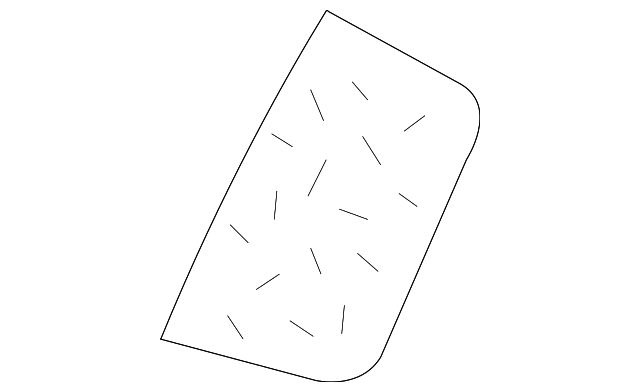 MN177459 Деталь SEAT BACK PAD, LEFT
