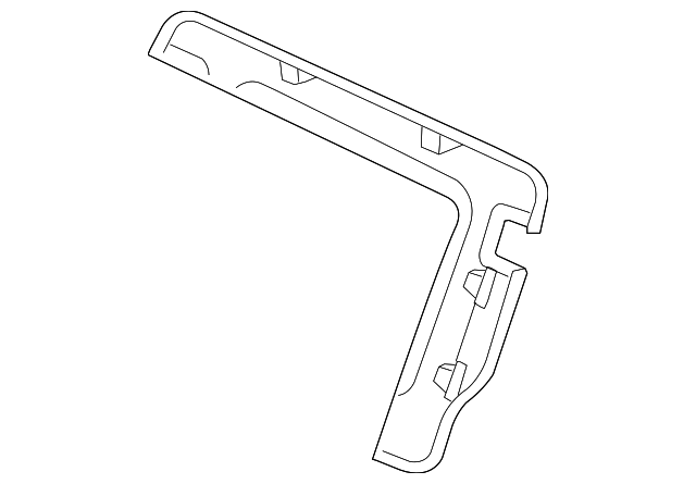 MR140223 Деталь SEAT BACK FRAME, LEFT