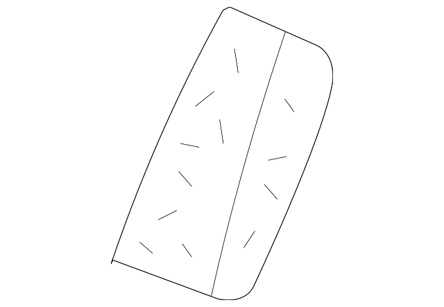 MN177460 Деталь SEAT BACK PAD, RIGHT