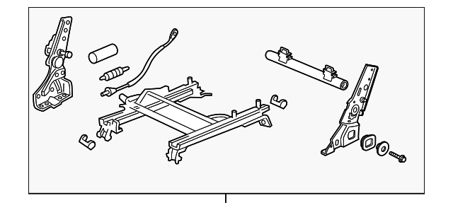 81313-S3V-A11 Деталь DEVICE & RECLINING AJUSTER, R.MIDDLE SEA