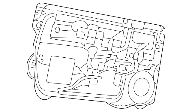 4725826AC Деталь WATER SHIELD, RIGHT