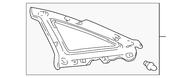 62470-20230-B0 Деталь UPPER QTR TRIM, RIGHT