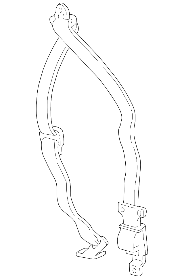 1L2Z-98611B09-AAB Деталь RETRACTOR ASSY, LEFT