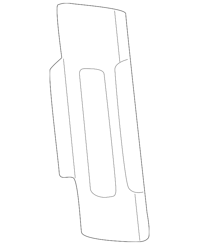 XL5Z13602B90AAA Деталь ADJUST COVER, RIGHT