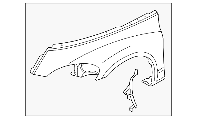 5139960AB Деталь FENDER, RIGHT
