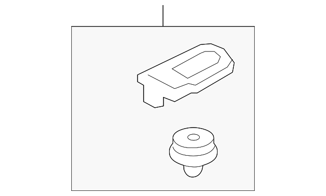 25333-1W100 Деталь RADIATOR ASSY UPPER BRACKET, LEFT