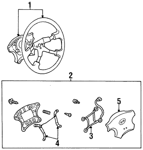 Sephia STEERING WHEEL & TRIM
