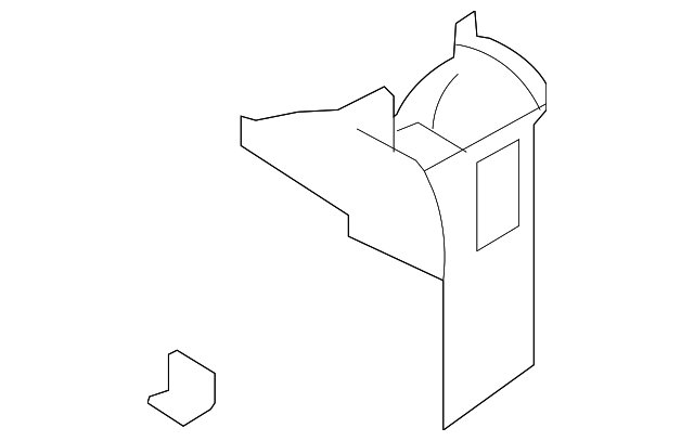 5314A141 Деталь REAR BODY REINF, LEFT
