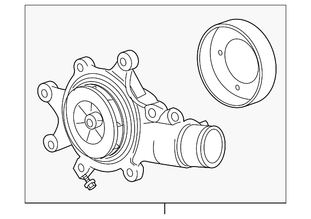 53021844AA Деталь WATER PUMP