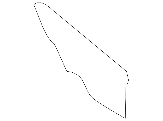 FT4Z-58237A04-A Деталь WATER SHIELD, RIGHT