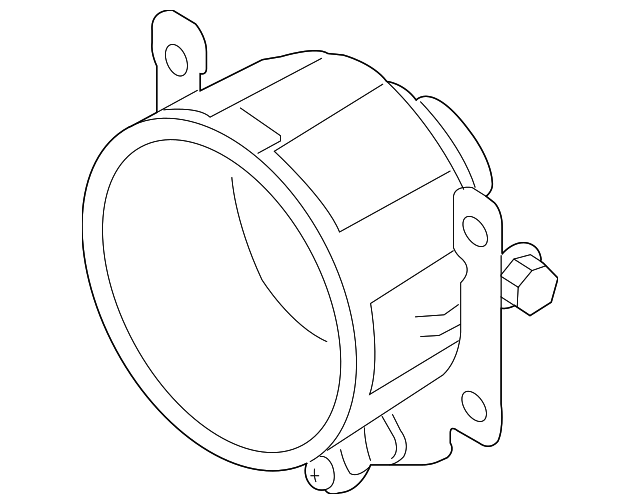 8321A482 Деталь LENS & HOUSING, LEFT
