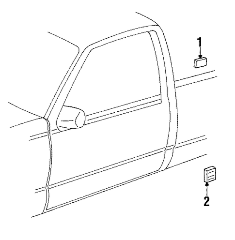 C2500 EXTERIOR TRIM - CAB 2