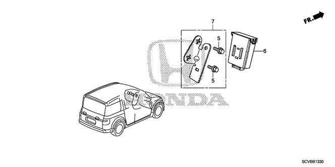 ELECTRICAL / EXHAUST / HEATER / FUEL/TPMS UNIT for 2011 Honda ELEMENT #1