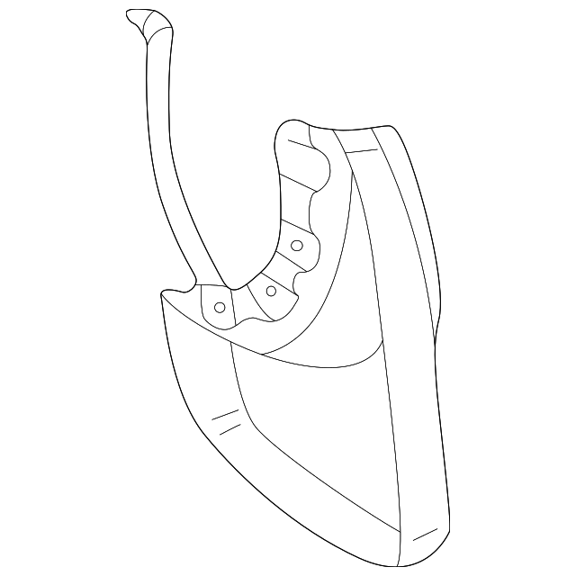 163-890-14-78 Деталь MUD GUARD, RIGHT