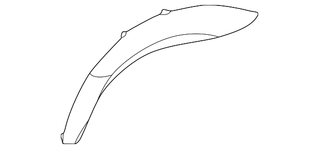 163-690-33-40 Деталь WHEEL FLARE, LEFT