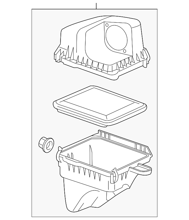 21999843 Деталь AIR CLEANER ASSY
