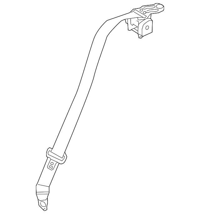 89810-3Y000-RY Деталь OUTER BELT ASSY, RIGHT