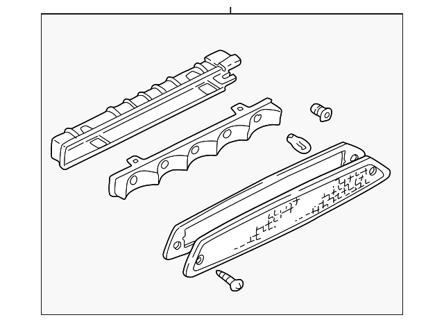EC25-51-580F Деталь HIGH MOUNT LAMP
