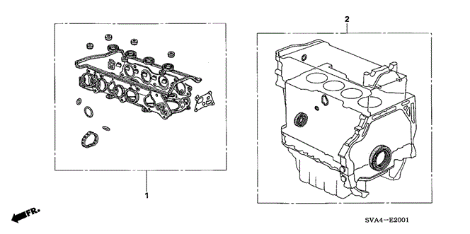 CIVIC COUPE GASKET KIT (2.0L)