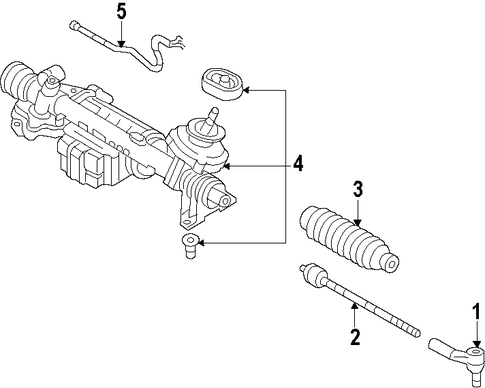 Eos STEERING GEAR & LINKAGE 2