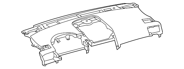 55302-75030-C0 Деталь UPPER CRASH PAD