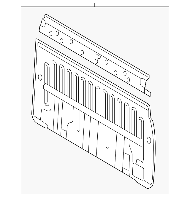 64101-0C082 Деталь BACK PANEL