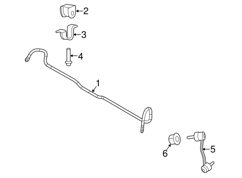 Sprinter 2500 STABILIZER BAR & COMPONENTS