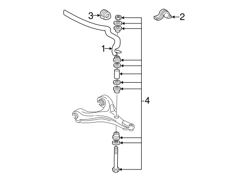 Park Avenue STABILIZER BAR & COMPONENTS