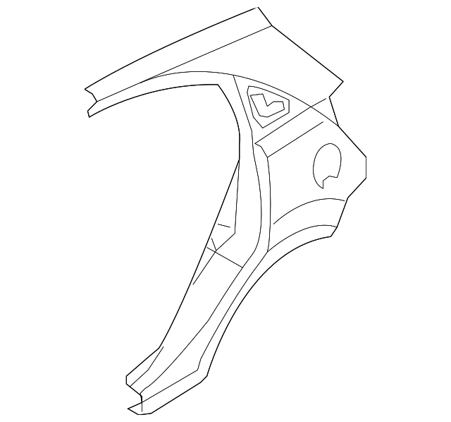 71503-1GC60 OUTER QTR PANEL, LEFT