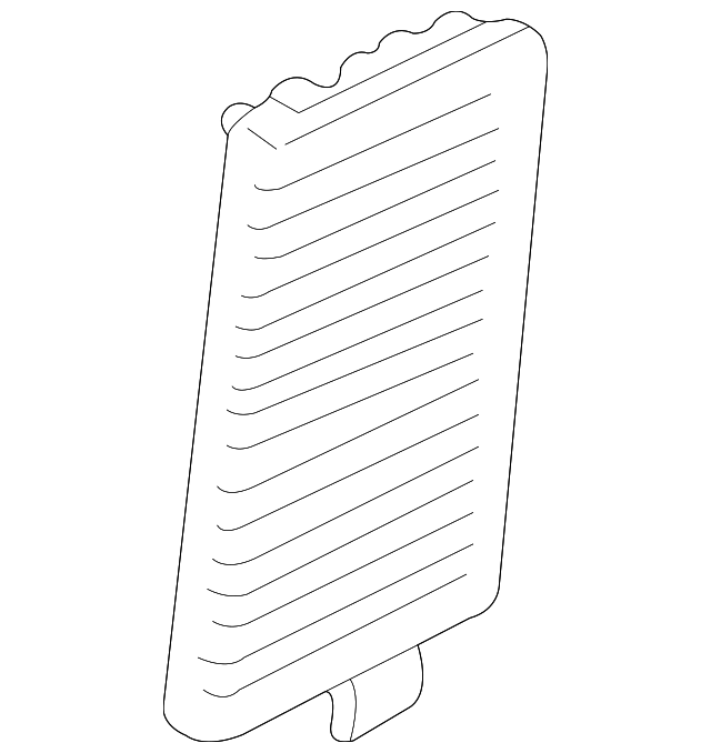 15741156 SPEAKER COVER, RIGHT