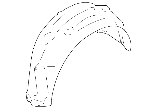 SU003-06142 Деталь WHEELHOUSE LINER, RIGHT