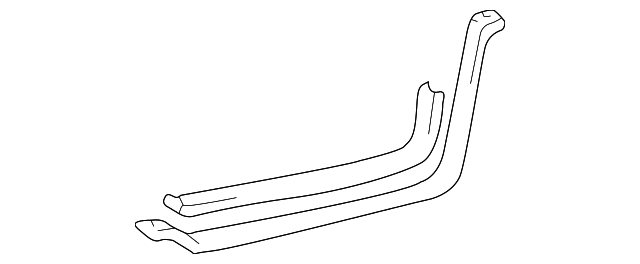 77601-53010 TANK SHIELD MOUNT STRAP, RIGHT