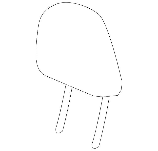81140-T0G-A02ZB Деталь HEADREST ASSY., FR. *NH167L* (GRAPHITE B