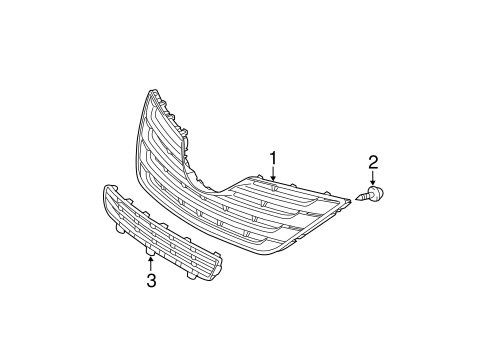 Camry GRILLE & COMPONENTS