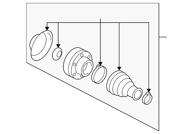 8K0-598-103-AX Деталь INNER JOINT ASSY, RIGHT